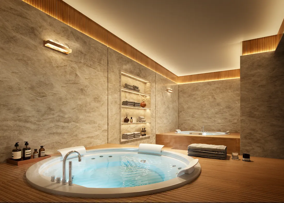 Spa, ducha e sauna